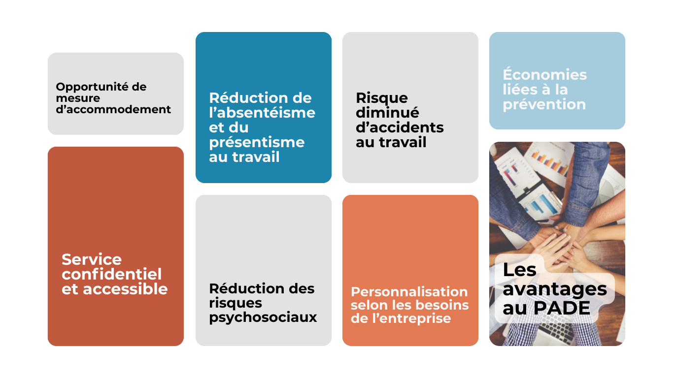 Les avantages au PADE