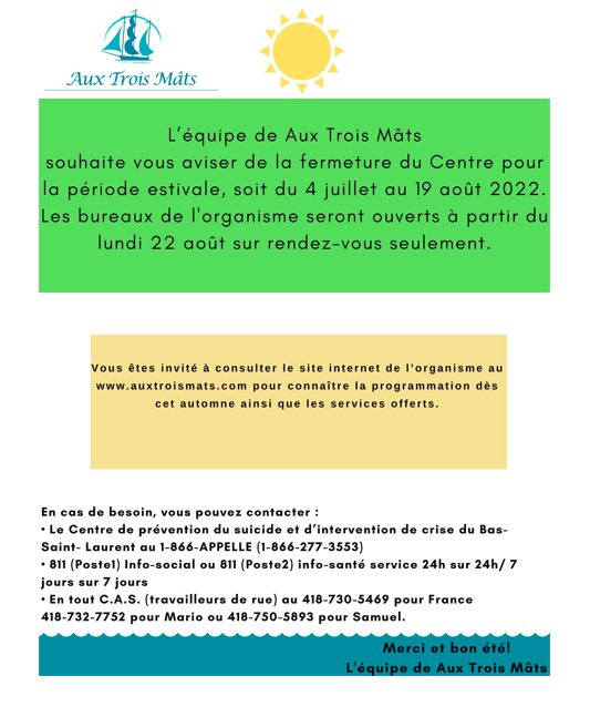 vacances 2022