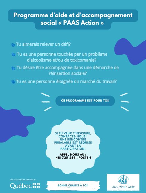 Informations « PAAS Action »